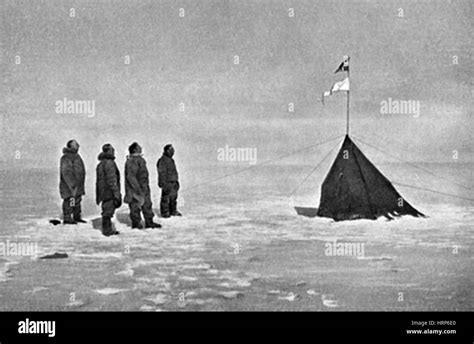 South Pole Expedition, Norwegian Flag, 1911 Stock Photo - Alamy