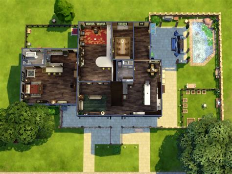 The Sims Resource - Large Rustic Home **no CC**