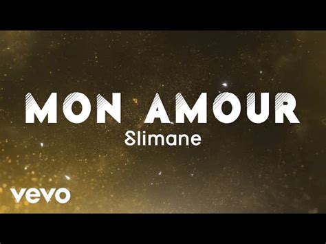 Slimane - Mon Amour (Paroles / Lyric video) | 🇫🇷 France | Eurovision ...