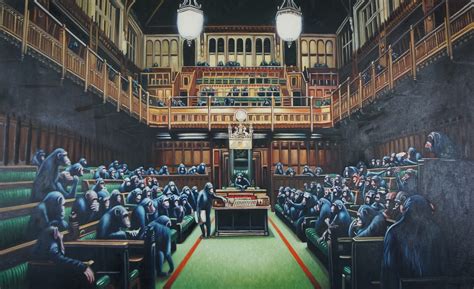 Banksy - Devolved Parliament (Hand-Painted Reproduction)