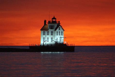 Lorain Lighthouse Photograph by Robert Bodnar - Fine Art America