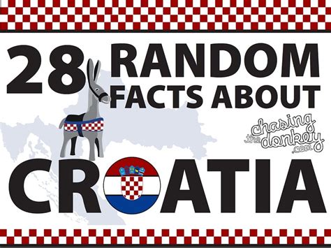 28 Randon facts About Croatia Infographic - Croatia Travel Blog Travel Facts, Travel Tips, What ...