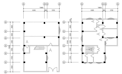 Column Layout Plan Autocad File Cadbull | Images and Photos finder