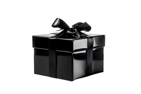 black box with ribbon, 26691016 PNG