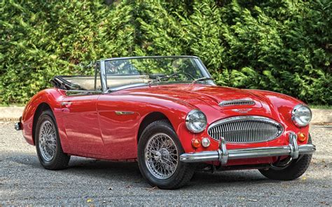 HD austin healey, 3000, bj8, roadster, 1966, convertible, red Wallpaper | Download Free - 146470