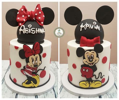 Pin by Katherine Dungan on Caked | Minnie cake, Mickey and minnie cake ...