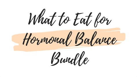 What to eat to balance your hormones - Carrots 'N' Cake