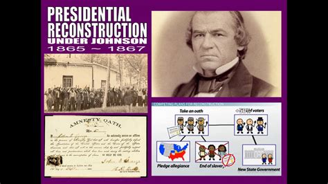 Presidential Reconstruction 1865-66 - YouTube