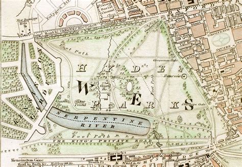 Hyde park london, Hyde park map, London park