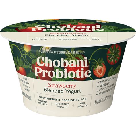 Chobani® Probiotic Greek Yogurt Strawberry 5.3oz | Shop | Elmer's ...