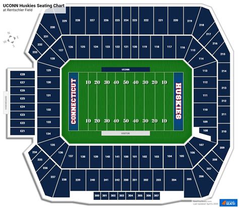 Rentschler Field Seating Charts - RateYourSeats.com