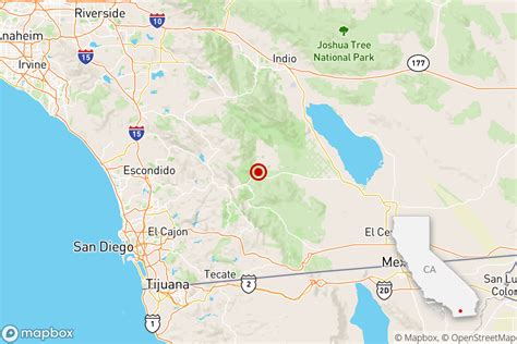 Earthquake: Magnitude 3.5 near San Diego Country Estates - Los Angeles ...