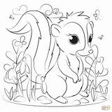 Skunk coloring Page  Free Printable Coloring Pages sketch template