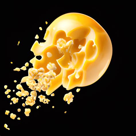 Cheese Bomb Explosion Graphic · Creative Fabrica