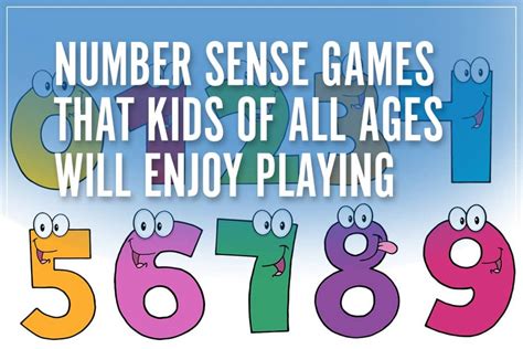 Number Sense Games That Kids of All Ages Will Enjoy Playing