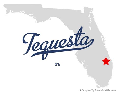 Map of Tequesta, FL, Florida