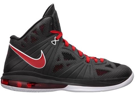 Nike LeBron 8 PS White/Black/Red Men's - 441946-001 - US