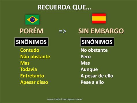 7 FORMAS DE DECIR "SIN EMBARGO" EN PORTUGUÉS Y ESPAÑOL