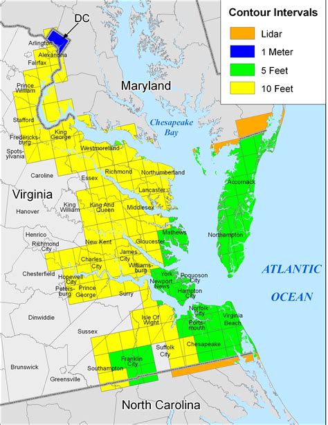 More Sea Level Rise Maps for Virginia