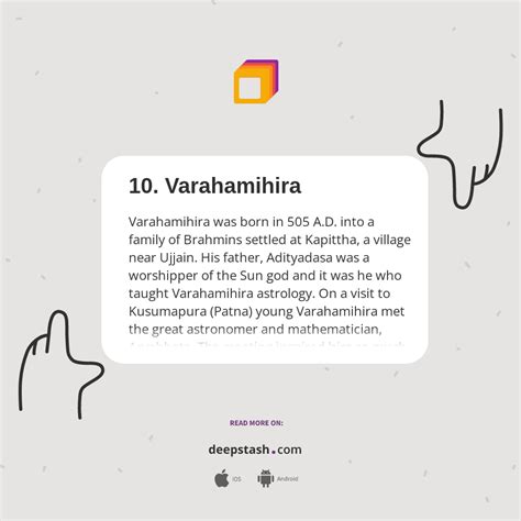 10. Varahamihira - Deepstash