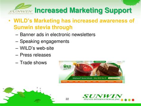 PPT - SUNWIN STEVIA INTERNATIONAL, INC. OTC QB: SUWN PowerPoint ...