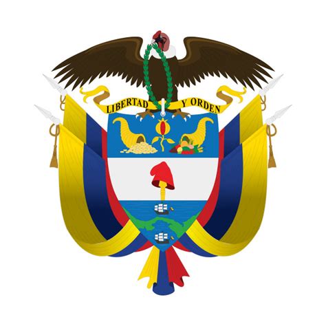 Escudo de Colombia - Coat of arms of Colombia - Colombia - T-Shirt | TeePublic