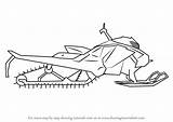 Snowmobile Coloring Pages sketch template