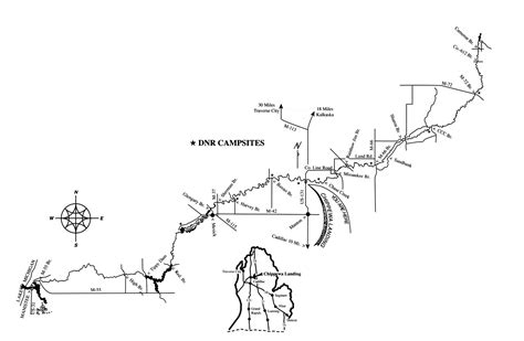 Chippewa Landing Canoe Manistee River