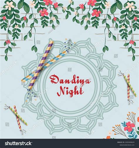 Illustration Garba Festival Navratri Celebration Gujarati Stock Vector ...