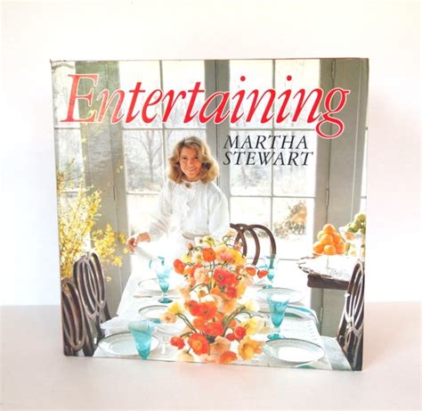 Vintage Cookbook Martha Stewart Entertaining 1982 Hardcover