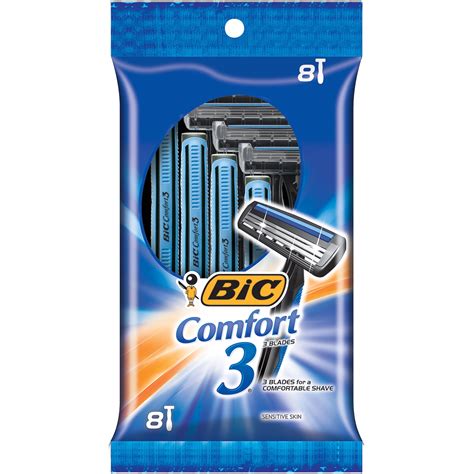 Bic Comfort 3 Disposable Razors, 8 Ct - Walmart.com - Walmart.com