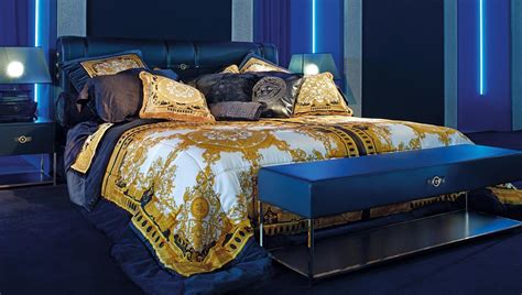 Versace Furniture, Signature Silk Bedcover, Buy Online at LuxDeco ...