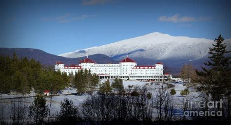 Mount Washington Hotel In The Winter Photograph by Trish H - Fine Art ...