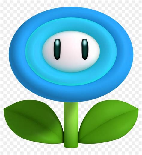 Ice Flower Smwu - Custom Mario Power Ups - Free Transparent PNG Clipart ...