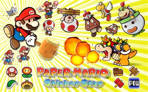 Paper Mario: Sticker Star - Paper Mario Series Wallpaper (35793239 ...