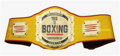 Boxing Championship Belt Png Images - Boxing Championship Belt ...