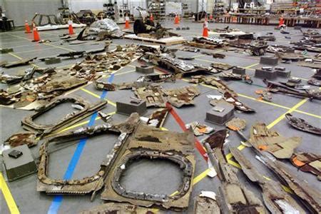 Space Shuttle Wreckage