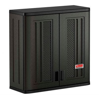 Garage Furniture | Cabinets-Plastic | Suncast Plastic Wall Storage Cabinet BMCCPD3000 - 30" W x ...