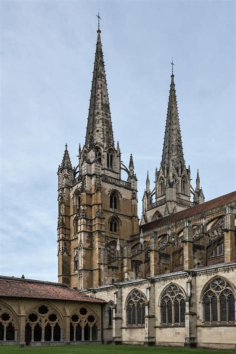 Saint Mary Cathedral Of Bayonne Photograph by Izzet Keribar - Pixels