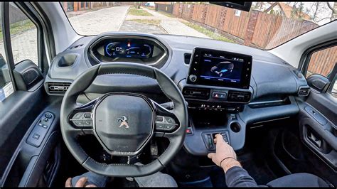 2022 Peugeot e-Partner [50 KWH 136HP] | POV Test Drive #1082 Joe Black - YouTube