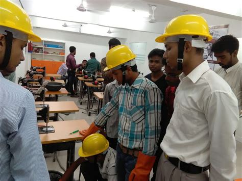 Asst. Electrician Students Maintained the SET lab wiring using proper PPEs @ PMKK BAHRAICH . # ...