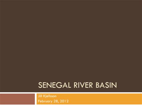 Senegal River Basin