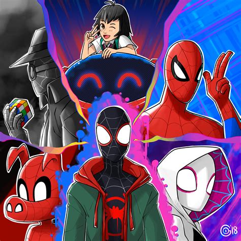 ArtStation - SPIDERMAN: INTRO THE SPIDERVERSE