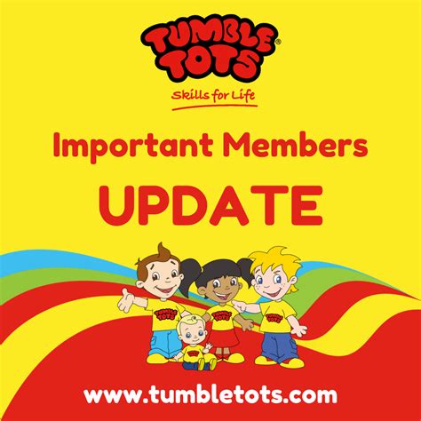 Important Member UPDATE | Tumble Tots