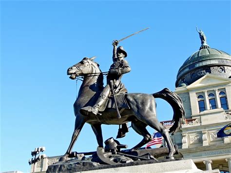 Equestrian statue of Thomas Francis Meagher in MT Helena US