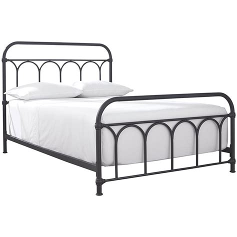 Ashley Furniture Nashburg Full Metal Spindle Bed in Matte Black | Homesquare