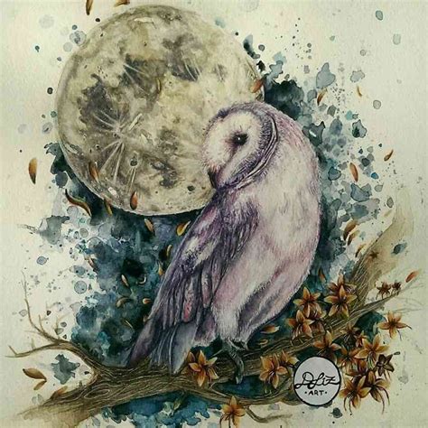 Striking Watercolor Drawings by Dany Lizeth