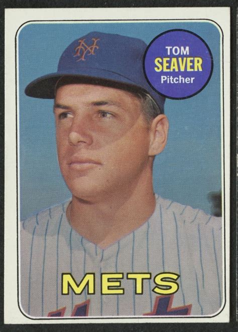 Lot of (2) Tom Seaver Baseball Cards with 1969 Topps #480 Tom Seaver ...