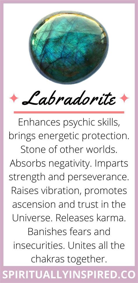 Labradorite: Flashy & Protective - Spiritually Inspired in 2020 | Labradorite, Energy healing ...