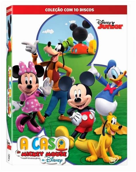 Disney Club: "A Casa do Mickey Mouse" - Coleção Com 10 DVDs